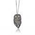 Owl Necklace (Small) Oxidised Silver