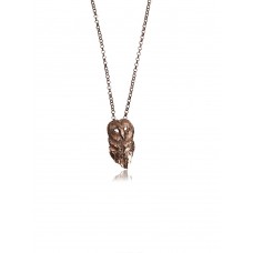Owl Necklace (small) Rose Gold