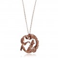 Quetzalcoatl Necklace Rose Gold